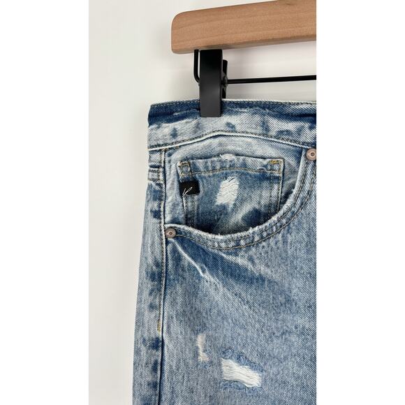 KanCan Kiara Ultra High Rise 90s Button Fly Boyfriend Jeans Womens Size 29 New - Picture 8 of 14